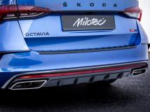 Octavia 4 RS tuning - difuzor zadního nárazníku Milotec