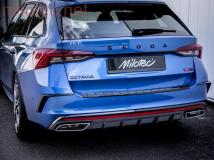 Octavia 4 RS tuning - difuzor zadního nárazníku Milotec