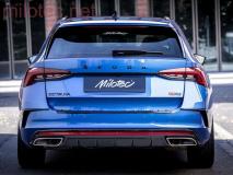 Octavia 4 RS tuning - difuzor zadního nárazníku Milotec