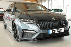 Octavia 4 RS tuning - spoiler předního nárazníku