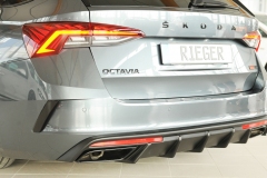 Octavia 4 RS tuning - difuzor zadního nárazníku