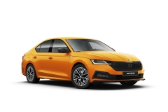 Octavia 4  Sportline - oranžová Phoenix metalíza
