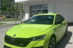 Škoda Octavia 4 RS Zelená Mamba