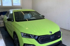 Škoda Octavia 4 RS Zelená Mamba