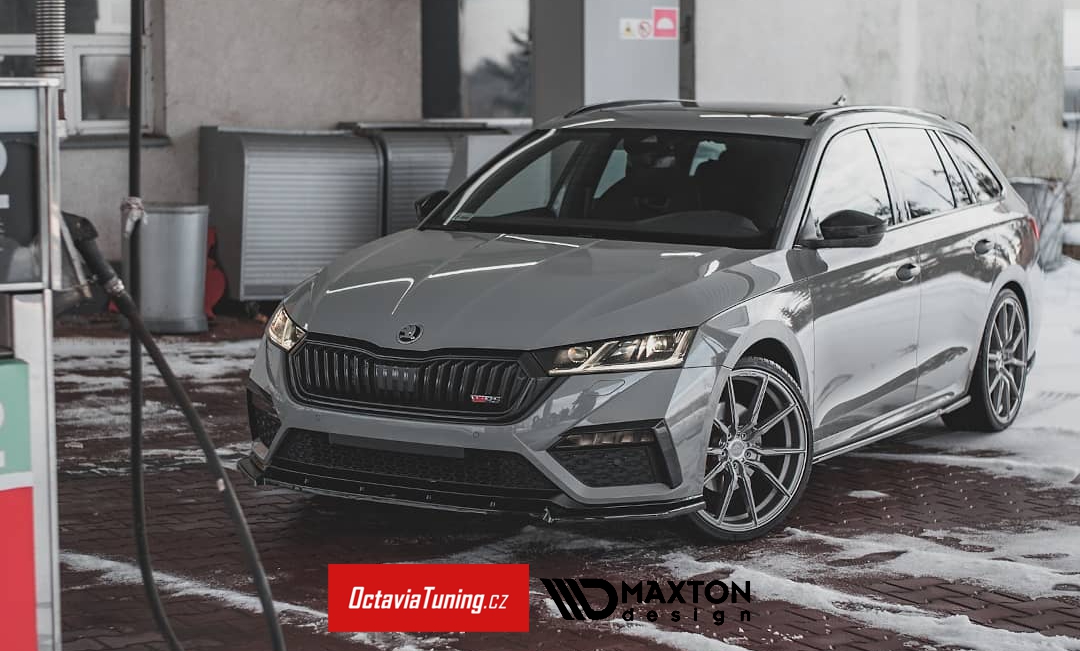 Maxton Design Octavia 4 RS - spoiler nárazníku