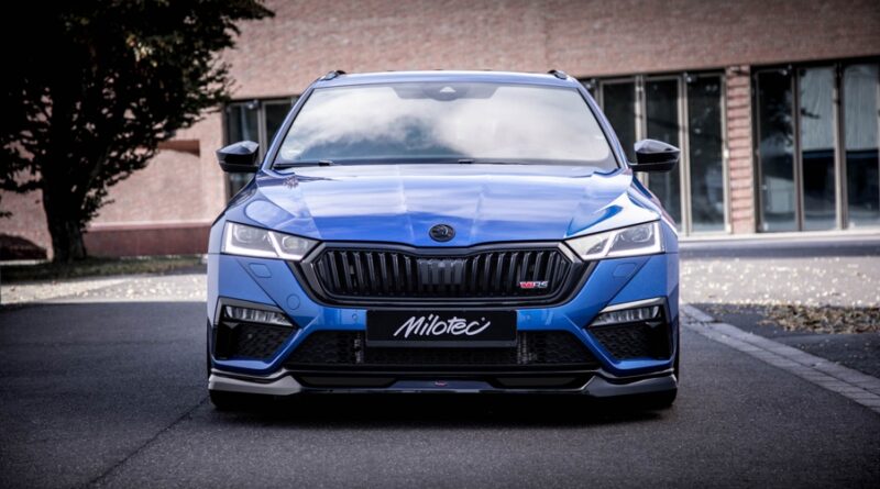 Octavia 4 RS tuning - doplňky Milotec