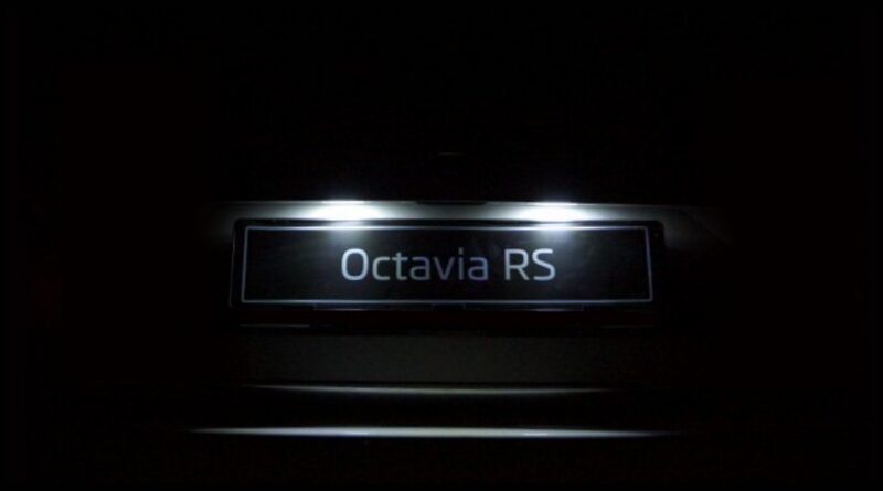 LED osvětlení SPZ Octavia 2 Combi