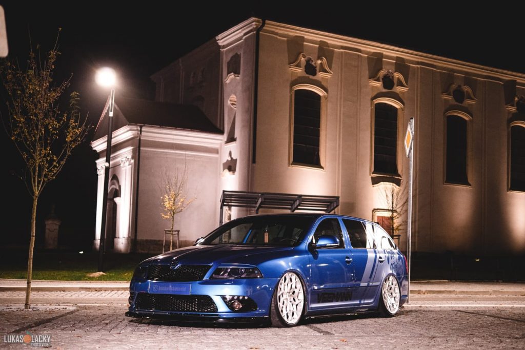 Octavia 2 Combi tuning - vzduchový podvozek