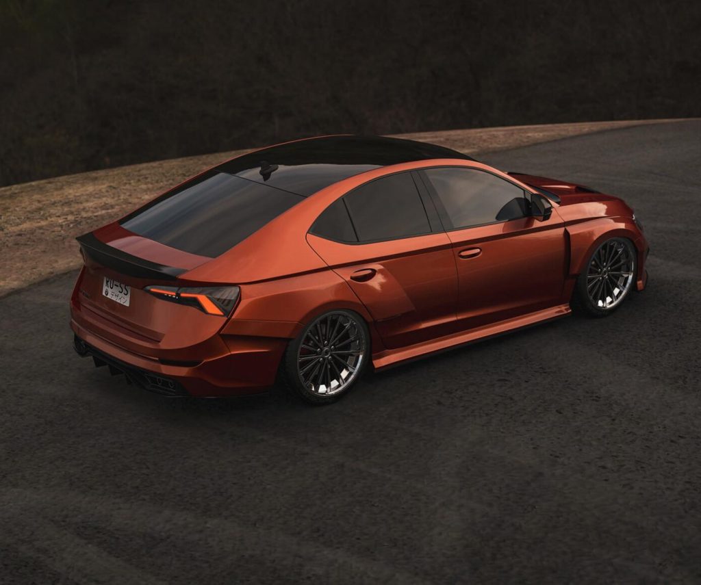 Škoda Octavia 4 RS Widebody bodykit