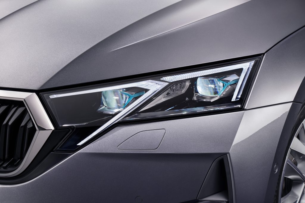 Octavia 4 Facelift světla LED Matrix