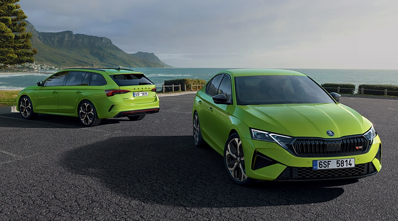 Octavia 4 RS facelift - Zelená Mamba