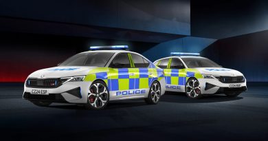 Octavia 4 RS facelift v policejních barvách